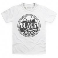 inspired by twin peaks black lodge kids t shirt