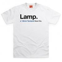 inspired by anchorman t shirt brick loves lamp