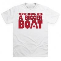 Inspired By Jaws - Bigger Boat T Shirt