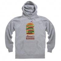 inspired by stranger things bennys burgers hoodie