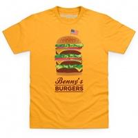 inspired by stranger things bennys burgers t shirt