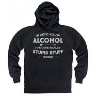 In Defence Of Alcohol Clean Hoodie