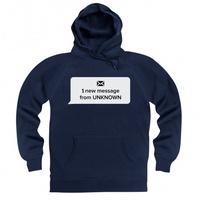 Inspired by Black Mirror - Unknown Message Hoodie