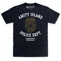 Inspired By Jaws - Amity Island Police Dept T Shirt