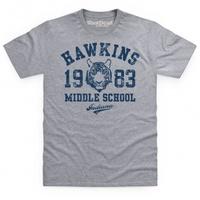 inspired by stranger things hawkins middle school t shirt