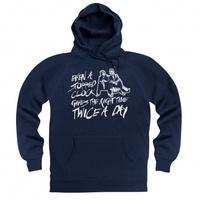 inspired by withnail and i even a stopped clock hoodie