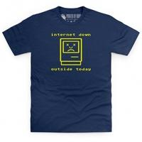 Internet Down T Shirt