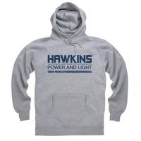 inspired by stranger things hawkins power and light hoodie