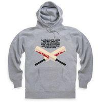 inspired by shaun of the dead blow over hoodie
