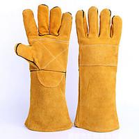 Industrial High Temperature Welding Gloves (Yellow And Yellow Palm)