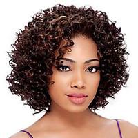 In Stock 10-30inch Kinky Curly With Baby Hair Lace Front Wigs 100% Brazilian Virgin Human Hair U Part Wig For Women