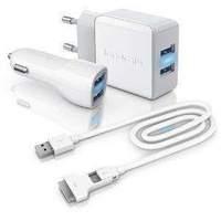 Innergie mMini Combo - Duo Travel Charging Kit (15 Watt USB 2.0) weiß