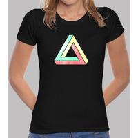 infinite penrose triangle - green / yellow / red