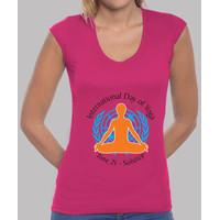 international day of yoga shirt peak
