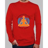 ininternational day of yoga shirt manga long