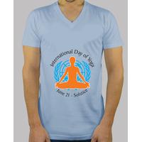 international day of yoga neck shirt peak