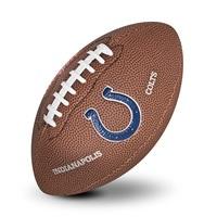 indianapolis colts nfl team logo mini size rubber football