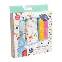 In The Night Garden Muslin Squares - Girls - 3pk