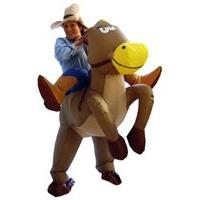 Inflatable Cowboy On Horse