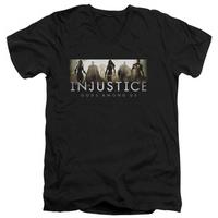 Injustice: Gods Among Us - Logo V-Neck