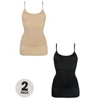 Intimates Contol Pack Of Two Light Control Vests