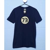 Inspired By Big Bang Theory- Sheldon\'s Distressed 73 T Shirt