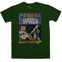 Inspired By Back To The Future T Shirt - Tales From Space Comic Book