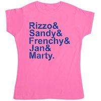 Inspired By Grease T Shirt - Pink Womens List