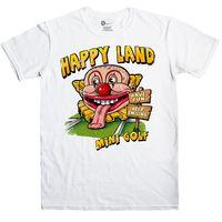 inspired by happy gilmore t shirt happy land