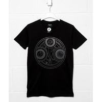 inspired by doctor who t shirt timelord symbol