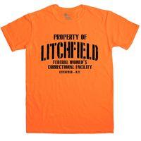 inspired by orange is the new black litchfield prison t shirt