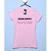 inspired by big bang theory sheldon coopers council of womens t shirt
