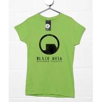 inspired by half life womens t shirt black mesa