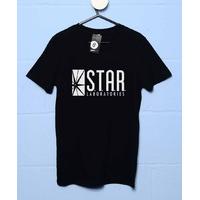 inspired by the flash star laboratories t shirt