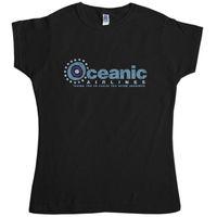 Inspired By Lost T Shirt - Oceanic Airlines Womens