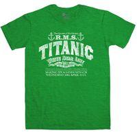 Inspired By Titanic T Shirt - Vintage Advert