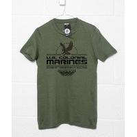 inspired by aliens t shirt us colonial marines