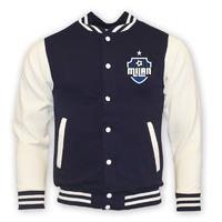 inter milan college baseball jacket navy kids