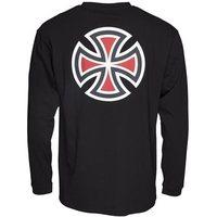 independent bar cross longsleeve tee black