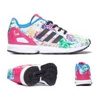 infant zx flux print trainer