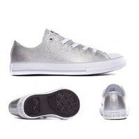 Infant Chuck Taylor All Star Leather Metallic Trainer