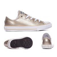 Infant Chuck Taylor All Star Leather Metallic Trainer