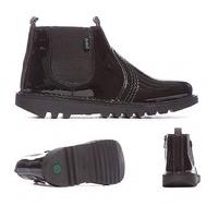 infant kick patent chelsea boot