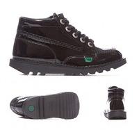 infant kick hi patent shoe