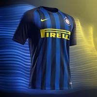 Inter Milan Home Match Shirt 2016-17, Black/Blue