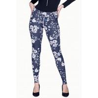 INDIGO SPRING FLORAL PRINT JEAN JEGGING