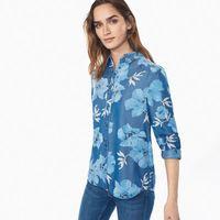 Indigo Island Flower Shirt - Lt Indigo