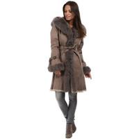 Intuitions Paris Coat PARISIENNE women\'s Coat in brown