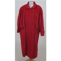 In Wear, size M red oversized long coat