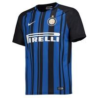 Inter Milan Home Stadium Shirt 2017-18, Black/Blue